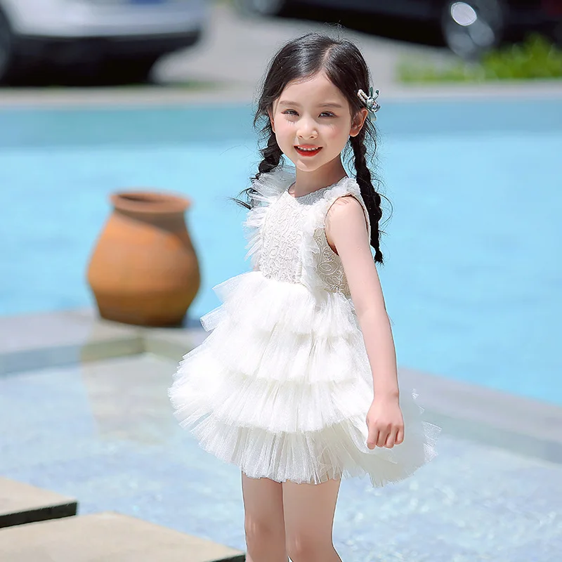 Многослойные пышные Детские платья для девочек Vestido Infantil Festa платье-пачка