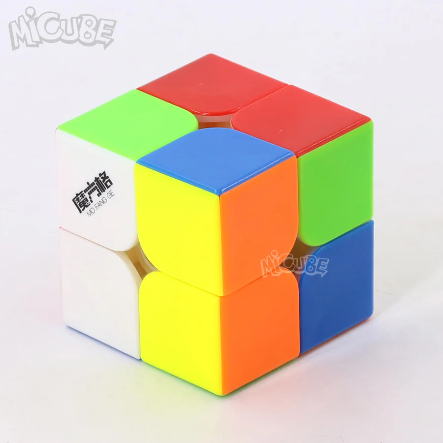Mofangge Wuxia M 2x2 Магнитная Скорость Cube Черный Stickerless головоломки 50 мм игрушки для конкурса Cubo WCA чемпионата 2x2 по магниты