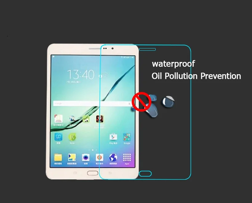 2015 0 26 мм 2.5D Противоударная пленка из закаленного стекла для Samsung GALAXY Tab S2 T710 T715 8