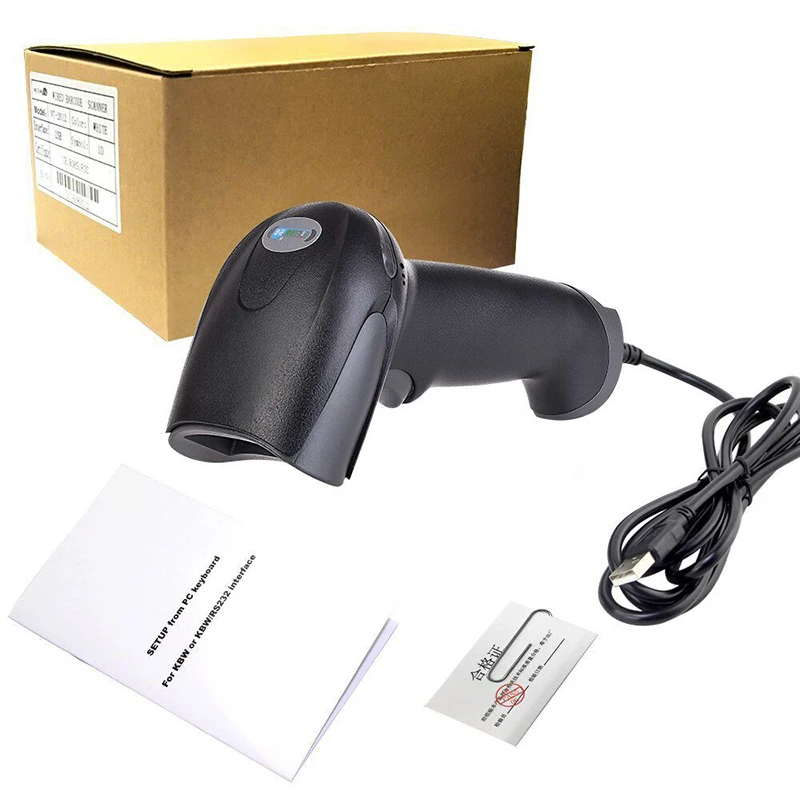 Портативный сканер штрих кодов с USB кабелем SGA998|Сканеры| |