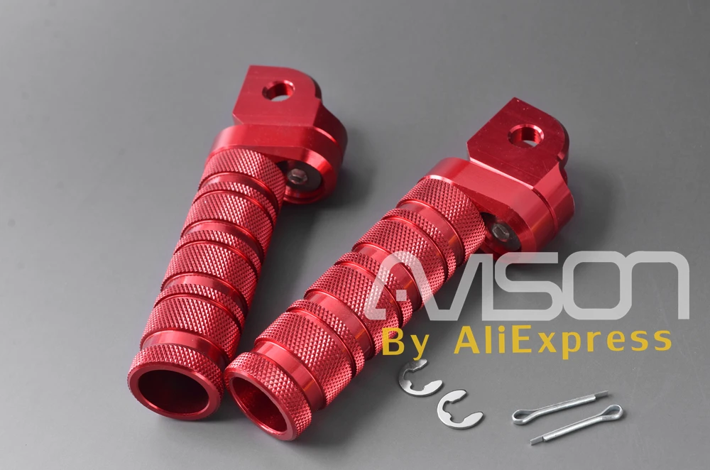 Мотоцикл Footpeg спереди подножка подножки для HONDA MSX125 MSX125SF CB150R CB300 CB400 CB500X CB650F CB1300 ЧПУ