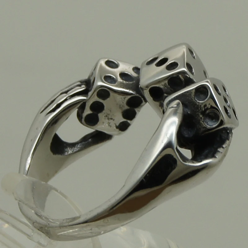 Череп рука держать кости Рокки Байкер кольцо из нержавеющей стали 316L|stainless steel