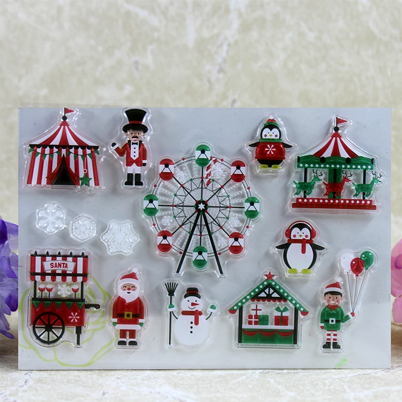 Штампы для скрапбукинга сделай сам силиконовые прозрачные штампы с тиснением