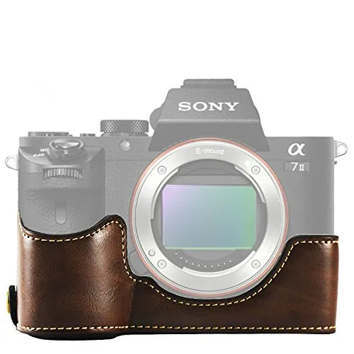 Чехол limitX из искусственной кожи защитная полукорпус для Sony Alpha A7 III 3 / A7R Цифровая