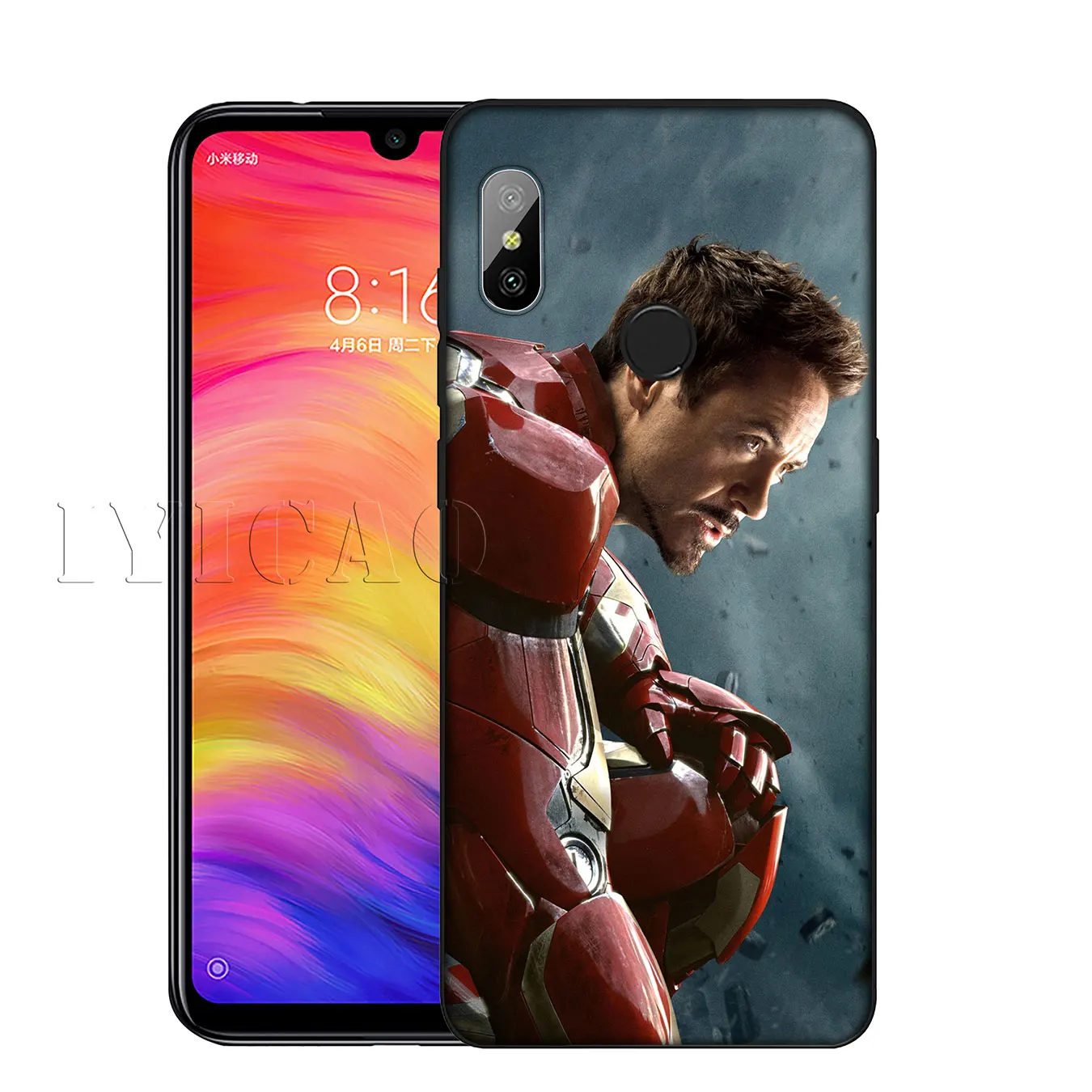 IYICAO Железный человек Marvel Мягкий силиконовый чехол для телефона Xiaomi Mi 10 9 9T CC9 CC9E 8 SE