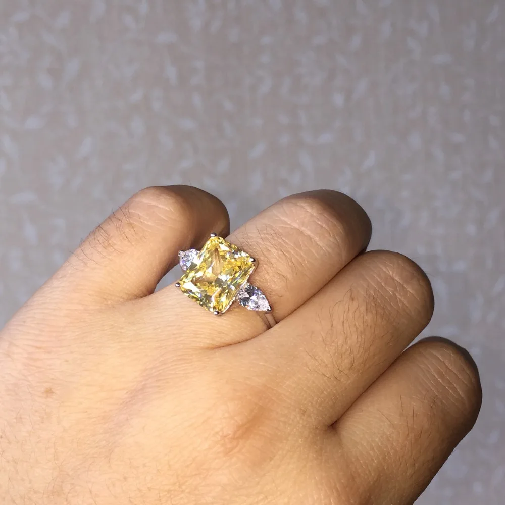 Женское Обручальное кольцо с фианитом серебряное и камнем|ring jewelry|engagement wedding