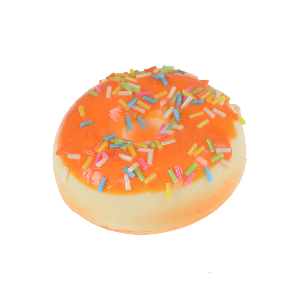 Мягкие Талисманы Ароматические малыш забавная игрушка подарок Sprinkles шоколад пончики Squishy Jumbo Сладкие Конфеты Хлеб замедлить рост телефон Бретели для нижнего белья случайный