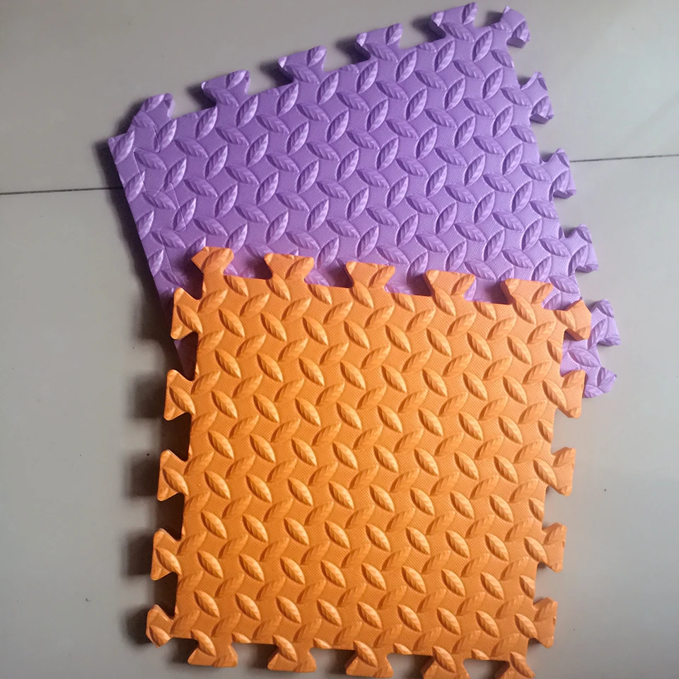 Коврик детский из вспененного ЭВА с листьями 1 2 см 9 шт./лот размер 60*60 | Игрушки и