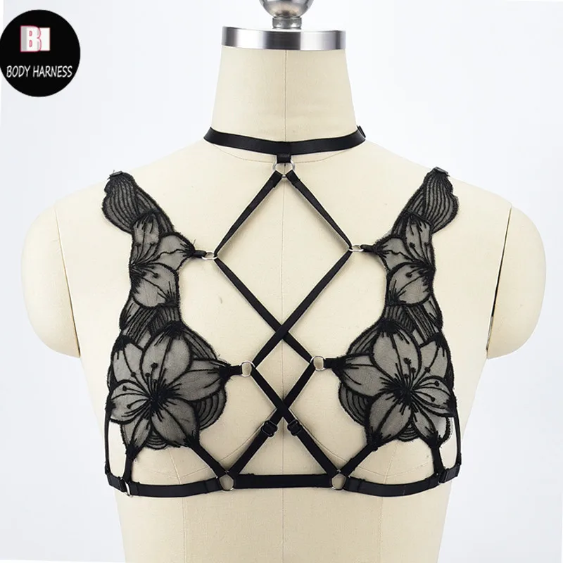 Черный кружевной топик бандаж подвязки пояс чулки|garter belt|belt stockingsgarter belt stockings |