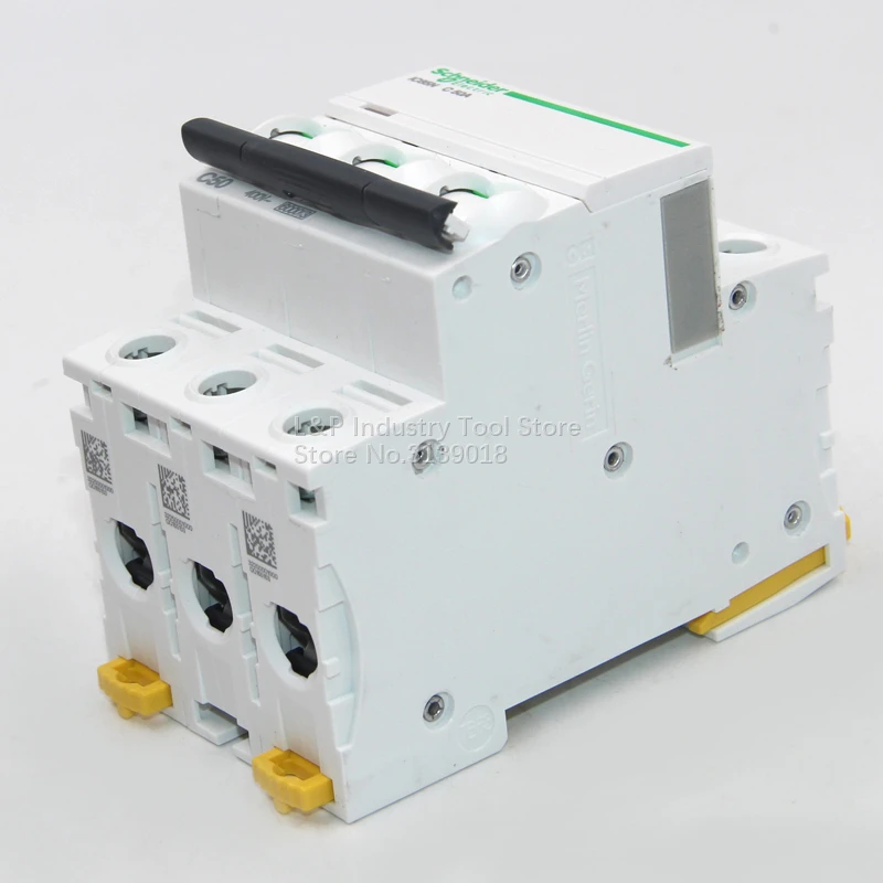 100% Новый оригинальный Schneider IC65N 3P C50A A9F18350 вакуумный мини-выключатель MCB Acti 9 Type C |