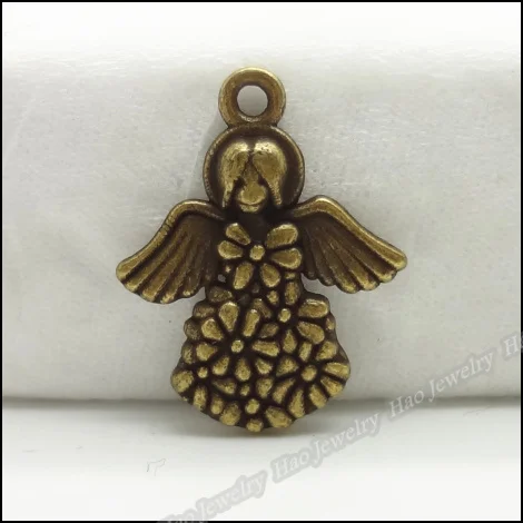 65 шт винтажные Подвески Ангел Кулон Античная бронза Fit Браслеты ожерелье сделай