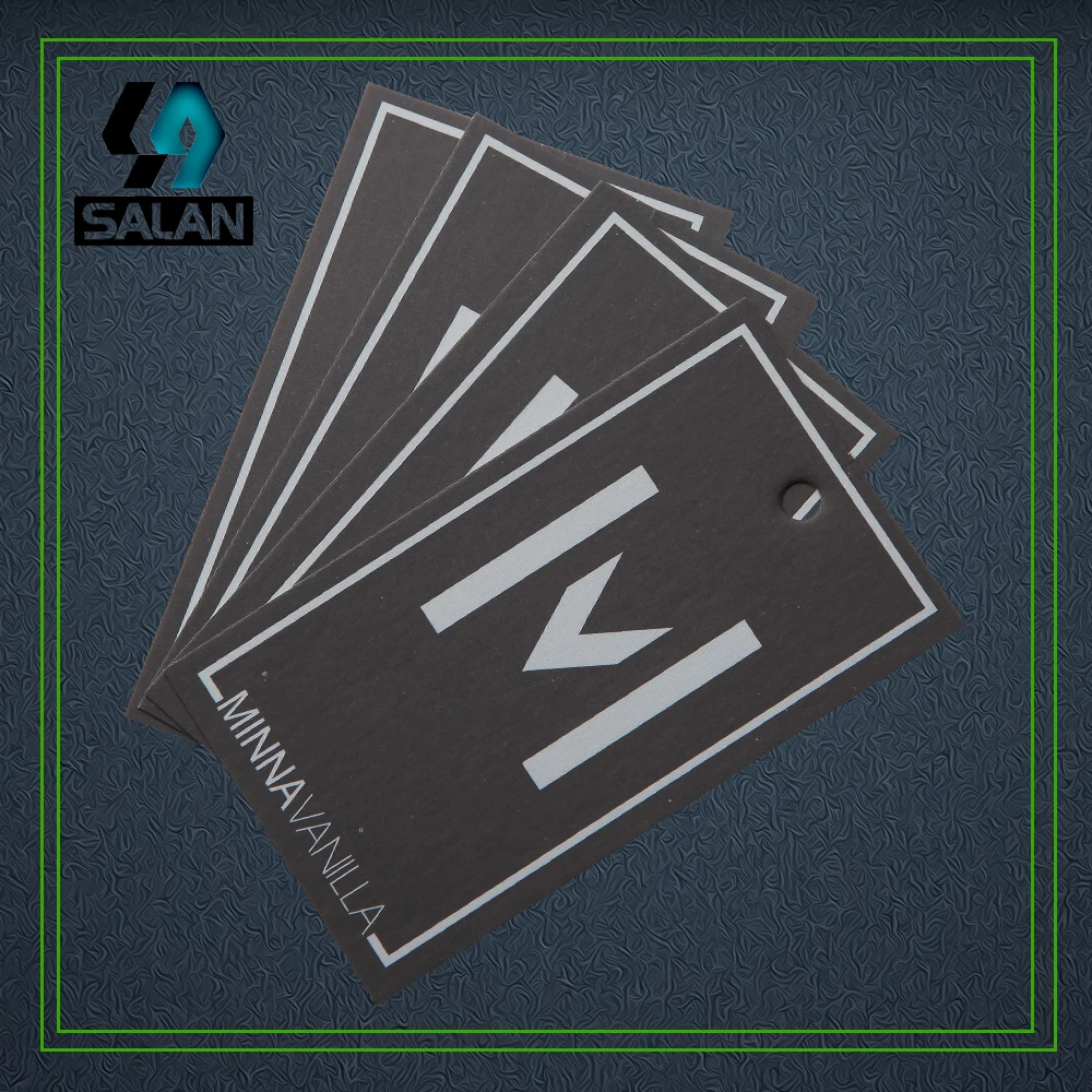 Индивидуальная Бумажная подвесная бирка для одежды с принтом подарка платья