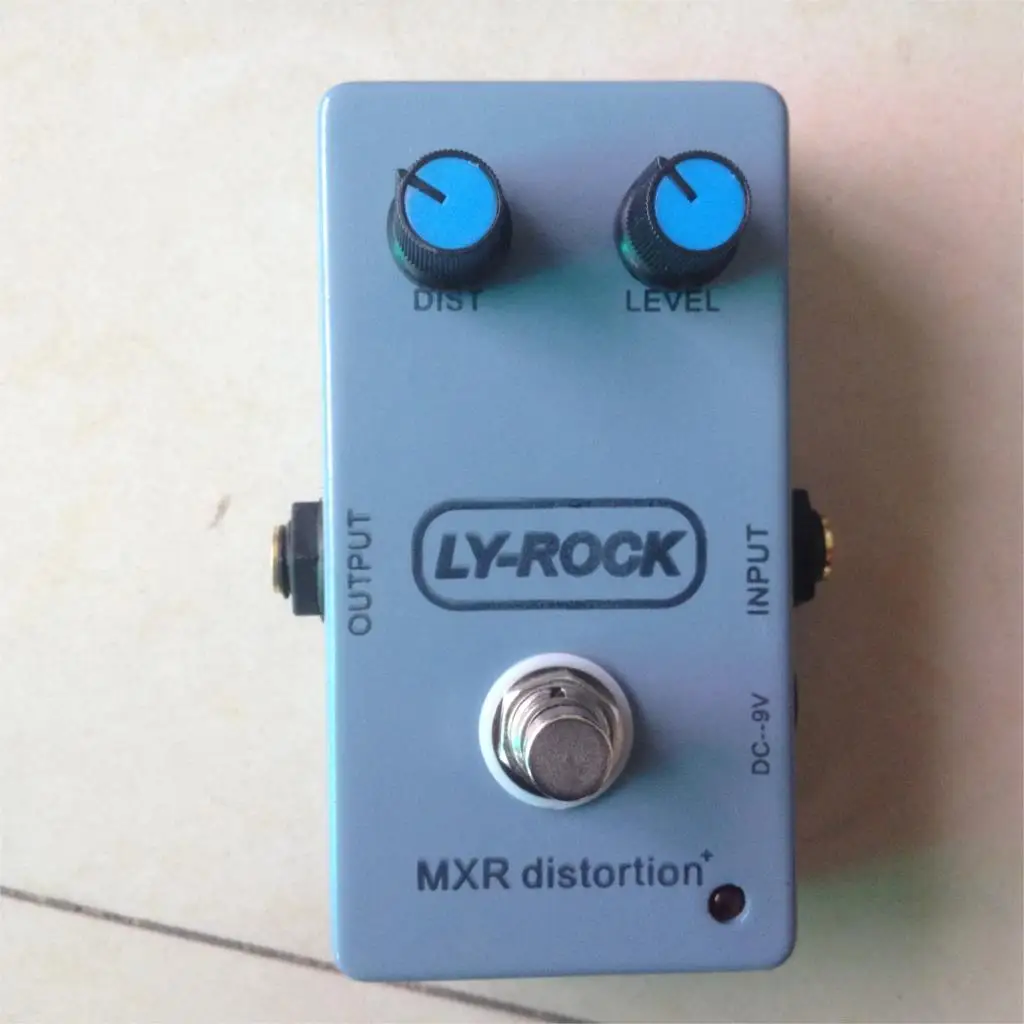DIY MOD Dulop MXR педаль искажения электрической гитары Stomp Box усилитель эффектов AMP