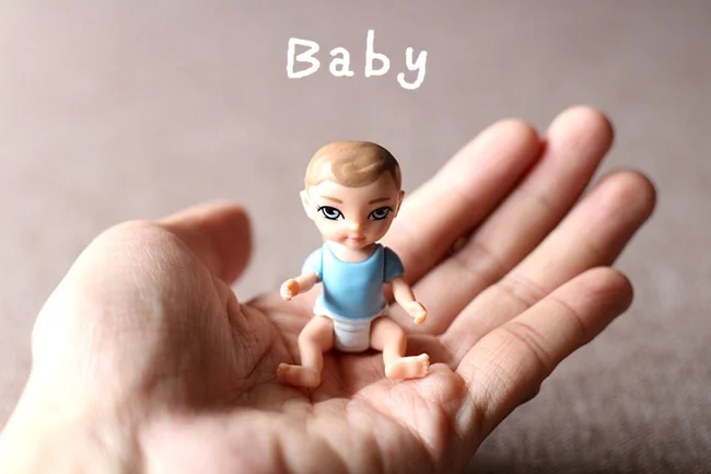 Милый Карманный кукла ПВХ Рисунок игрушки модель DIY Детский подарок на день