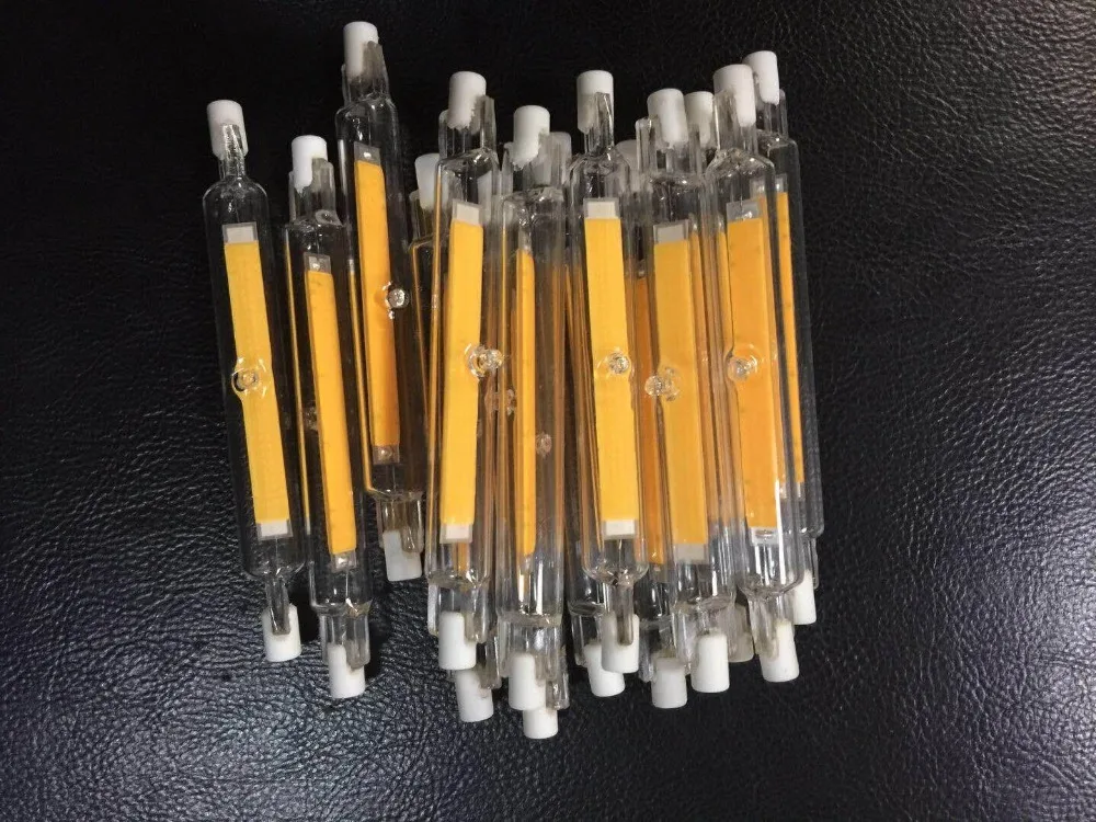 

50PCS/LOT dimmable R7S led light 5W 78mm 10W 118mm COB RX7S lamp J118 J78 led bulb perfect replace halogen lamp AC220-240V