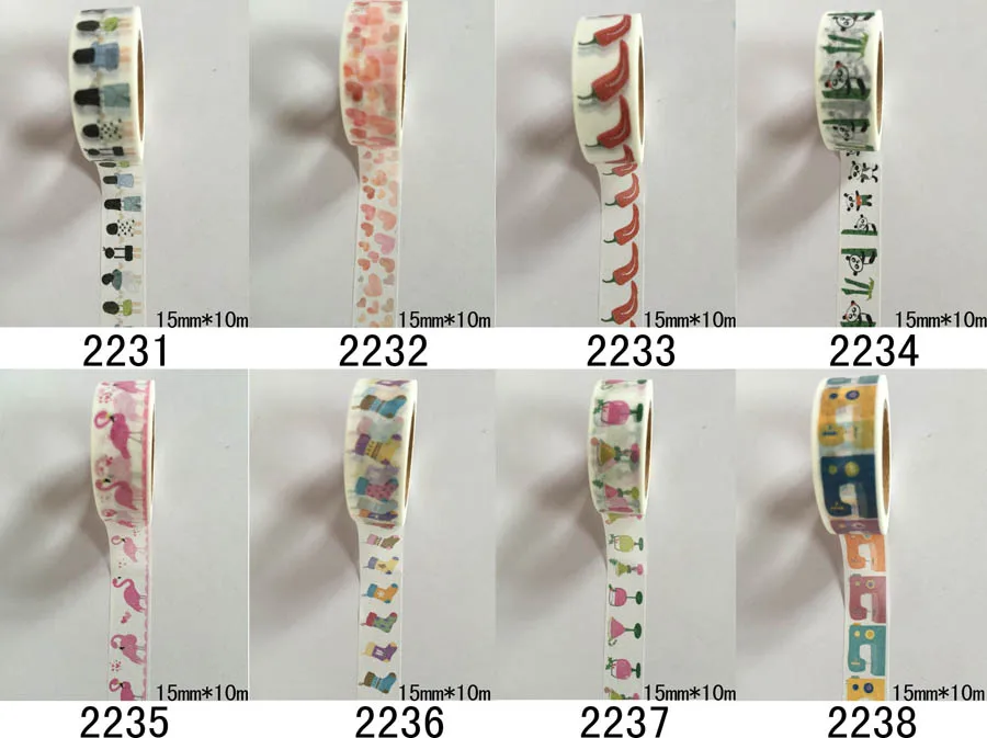 2298 моделей diy клейкой ленты Комплект 30 шт./лот Цветочный принт деко DIY Стикеры/клей японский ленты jiataihe васи ленты оптом
