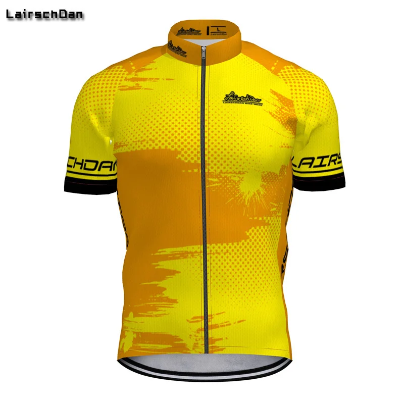 2019 LairschDan мужская летняя велосипедная майка с коротким рукавом MTB рубашка уличная