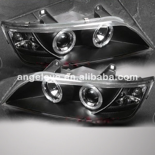 

For BMW Z3 Angel Eyes Head Lamp 1996 to 2002 year Black Housing SN