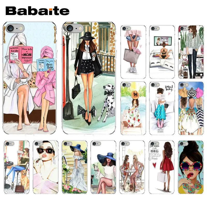 Кофейная чашка Babaite модный тонкий чехол для телефона мамы и дочери подруг iPhone 5 5Sx 6