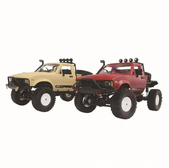 WPL 1:16 RC Car 2 4G 4WD внедорожник военный автомобиль Рок Гусеничный грузовик с передним