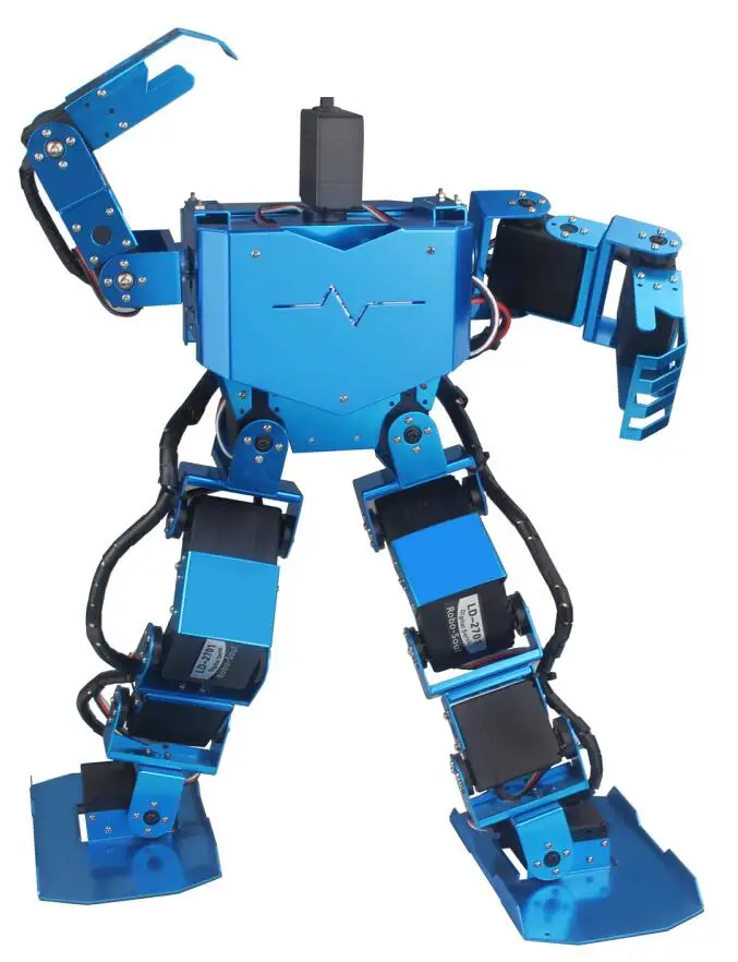 17DOF Robo-Soul H3.0 Biped Robotics Humanoid Robot алюминиевая рама полный комплект с 17 шт. сервоприводом и контроллером Arduino DIY Robo-Soul