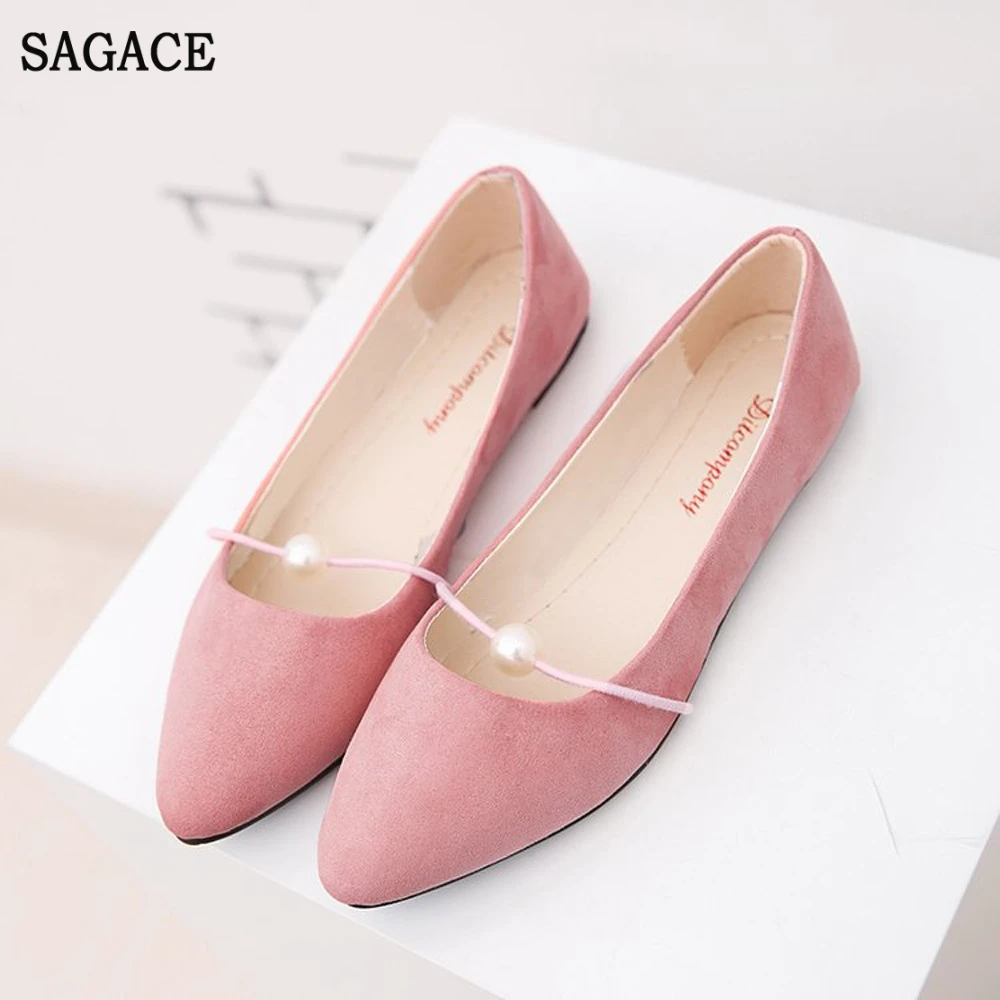 SAGACE/женские модные элегантные тонкие туфли на плоской подошве повседневные