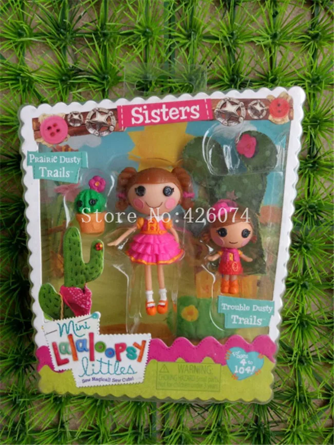 Новая мода Lalaloopsy Minis Sisters фигурки Куклы для девочек детские игрушки украшения детские рождественские подарки