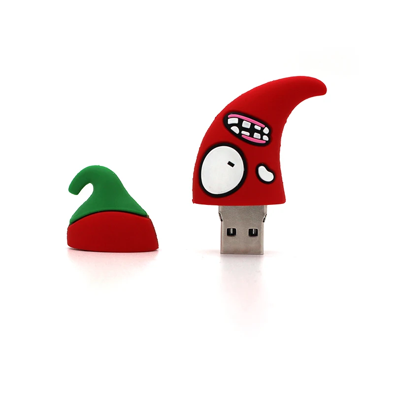 USB флеш накопитель в виде овощей и фруктов клубника/Морковь/ананас/банан брикет 4