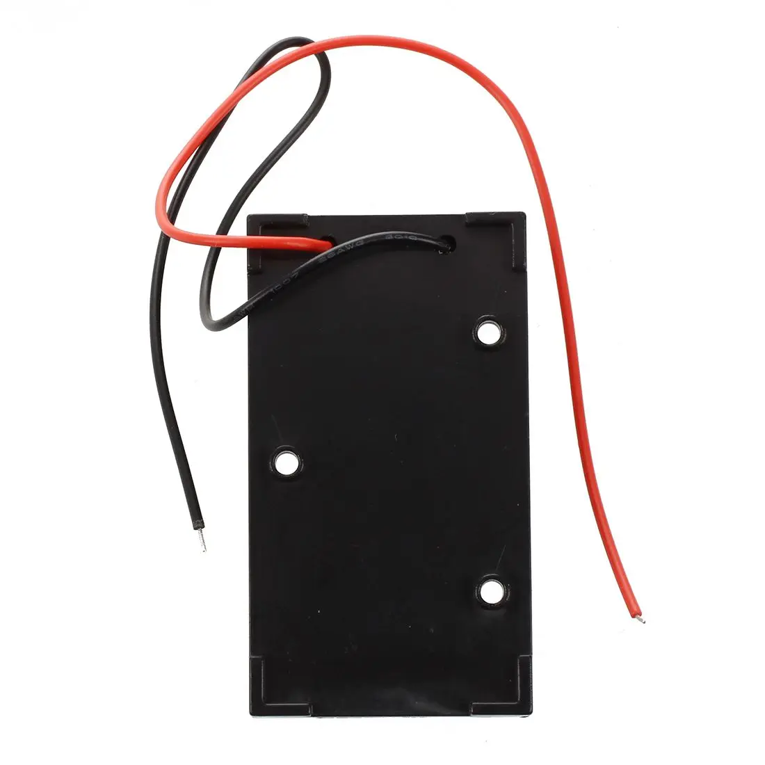 SCLS Новый 2 шт черный пластик 9V батарея держатель корпус коробка w Проводные