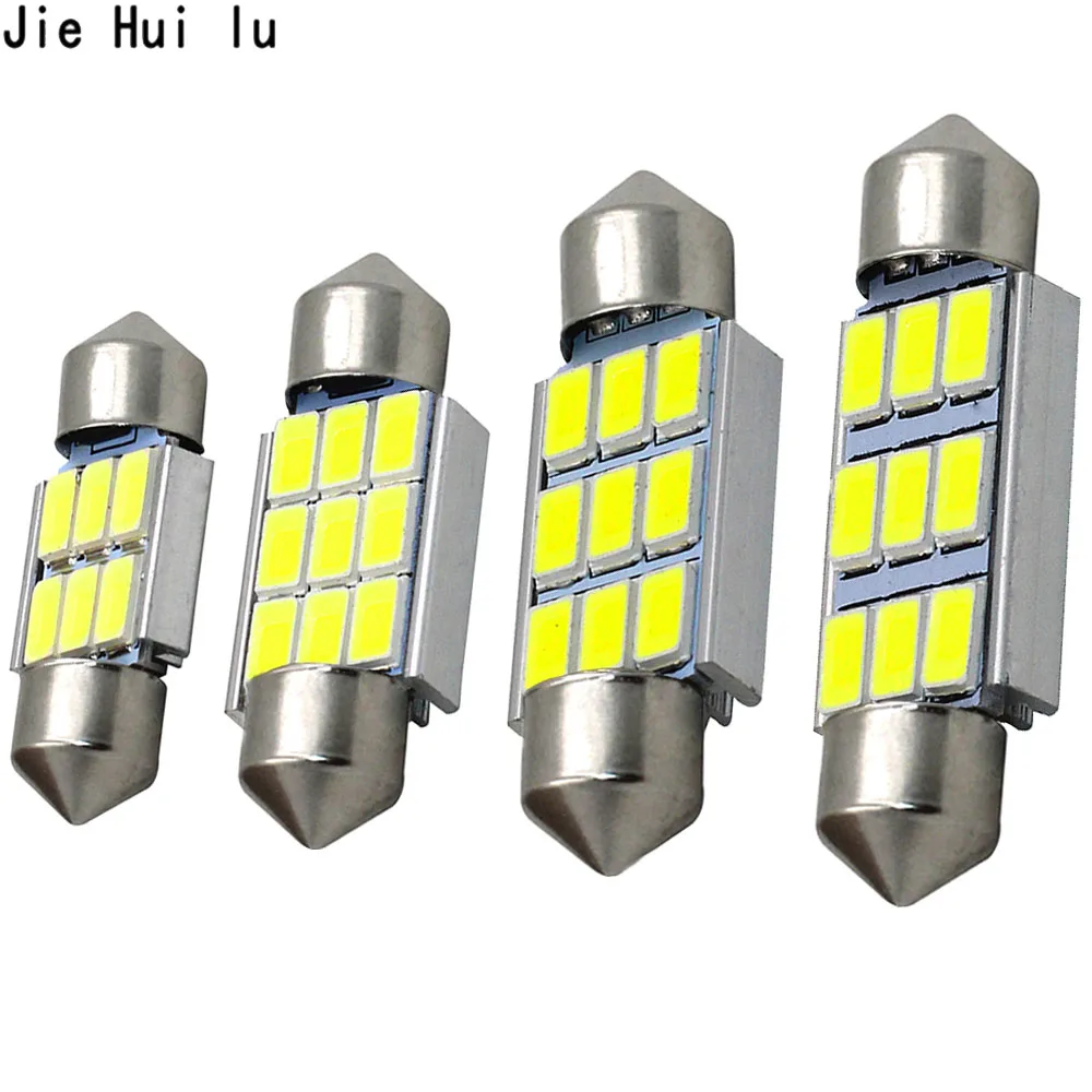 

Купольный светильник Festoon C5W Canbus 6 SMD 5630 Светодиодный 31mm 36mm 39mm 41mm / 42mm белый, 12 В постоянного тока, 50 шт.