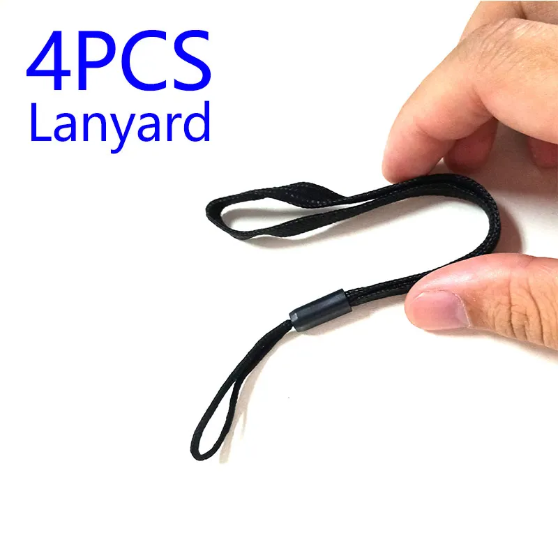 4pcs Lanyard Baofeng оригинальные новые аксессуары ремешок антенна задняя клипса зарядная станция наушники для baofeng UV-5R 5re 5ra 888s портативная рация - Цвет: 4pcs Lanyard