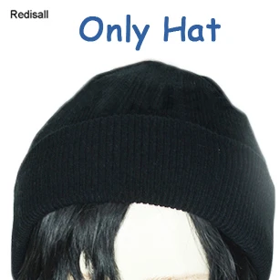 Only Hat Akai Shuuichi косплэй парик Детектив Конан ФБР рожь черный вьющиеся длинные челка синтетические волосы взрослых ролевые игры - Цвет: Only Hat