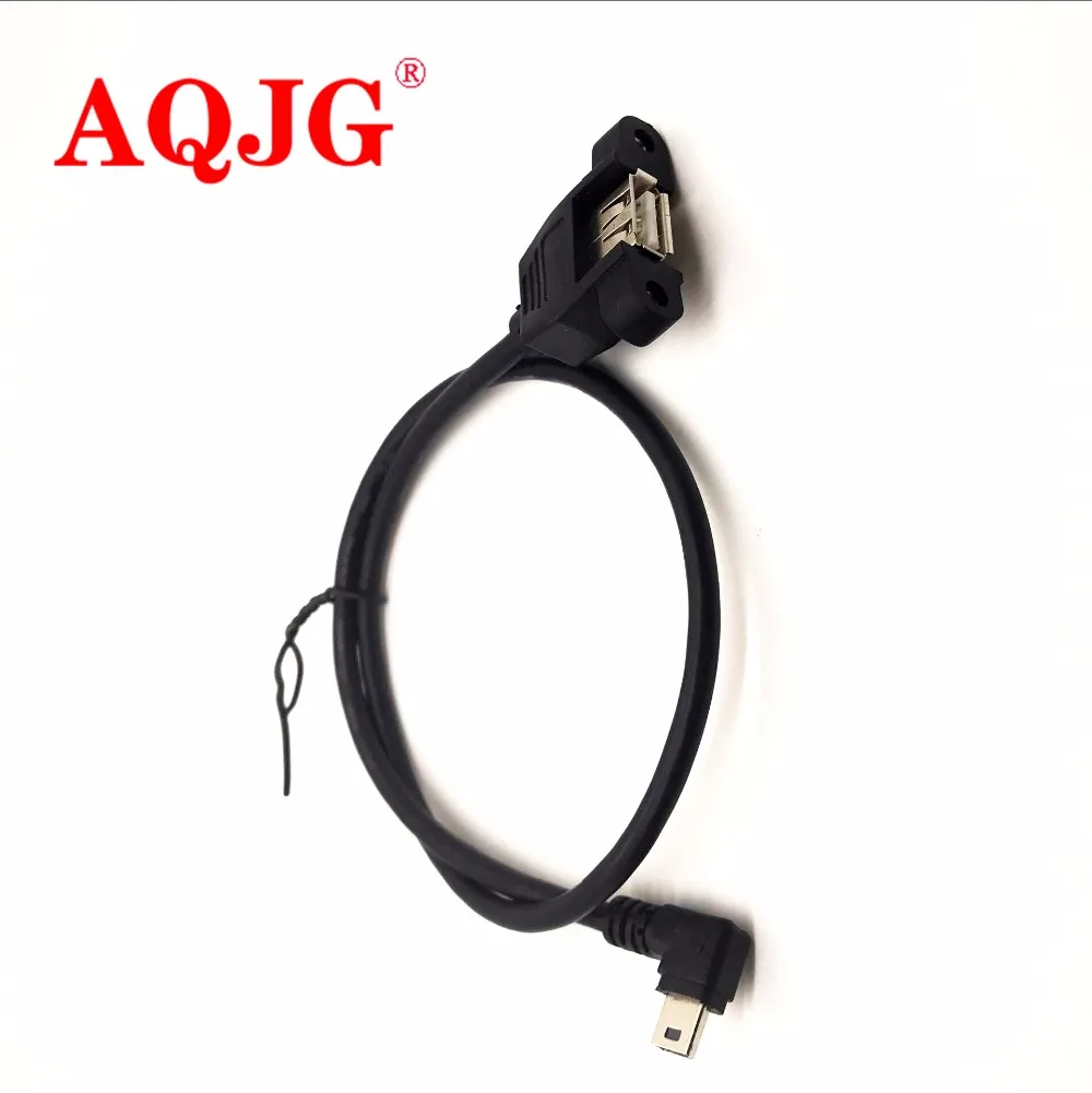 5-контактный мини USB 2 0 штекер к B Тип гнездовой Соединительный кабель 30 см 50 с