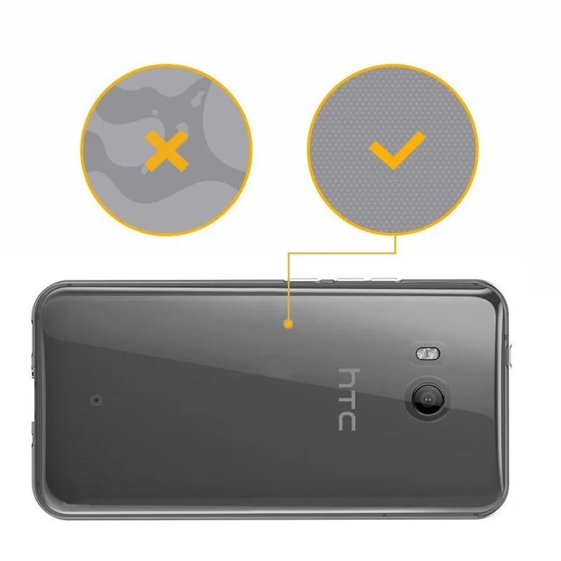 Ультратонкий Прозрачный мягкий чехол из ТПУ для HTC U U11 Ocean/X10 E66/Alpine Play/M10 10 защитный