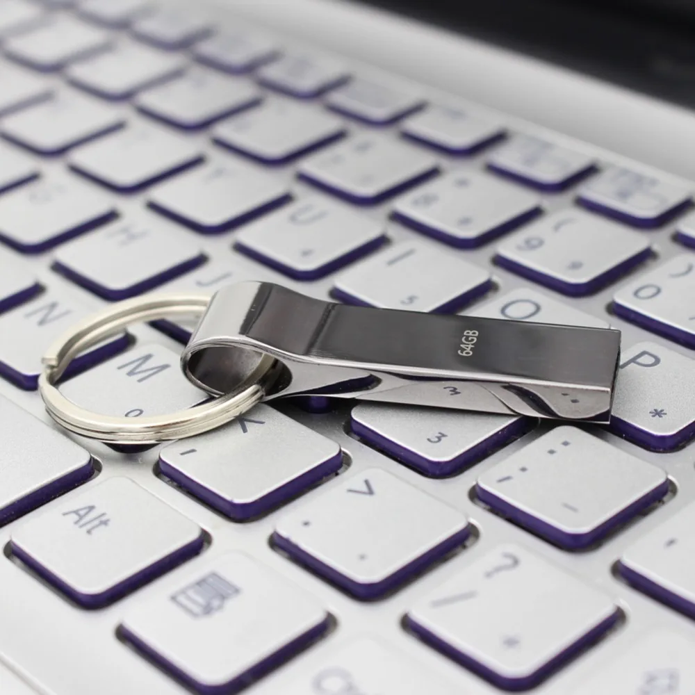 Водонепроницаемый USB флеш накопитель металлический 128 ГБ 256 32 64 Гб Флешка флешка с