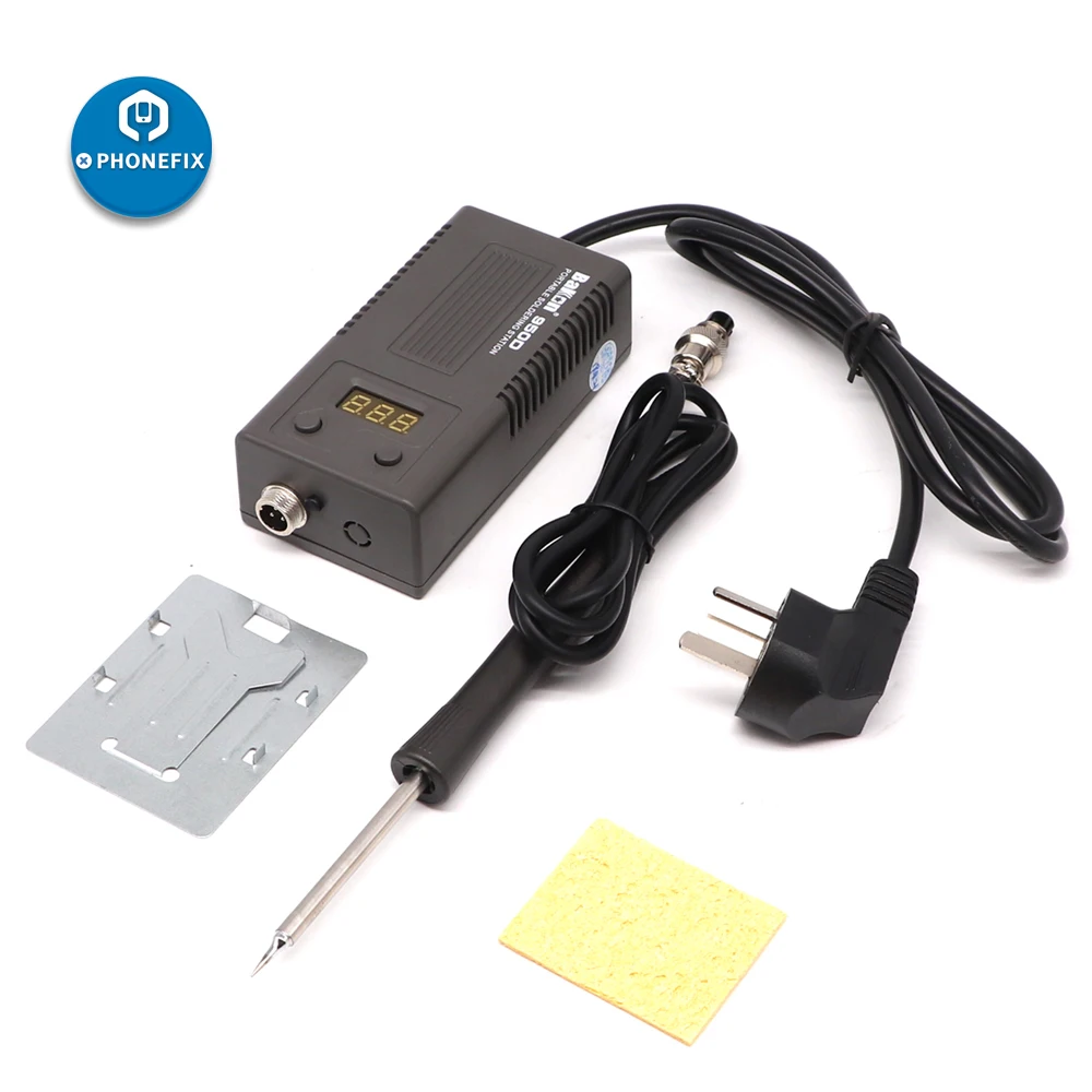 Real 50W Bakon BK950D electric soldering iron with T13 Iron Tips Mini Digital soldering station solder circuit boards Soldering