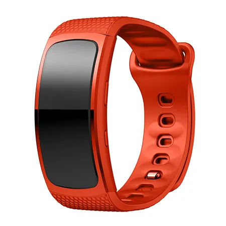 orange Ollivan часы ремешок для samsung Galaxy gear Fit2 Браслет спортивный силиконовый браслет ремешок для samsung gear Fit 2 SM-R360 ремень - Цвет: orange