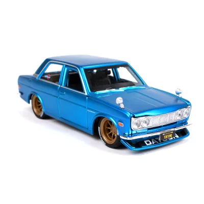 Спортивный автомобиль Maisto 1/24 Nissan 1971 DATSUN 510 GTR Коллекционная серия металлическая