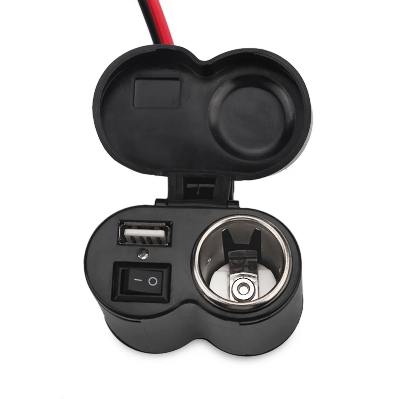 Водонепроницаемое зарядное устройство для мотоцикла с USB портом 12 В|port usb moto|usb