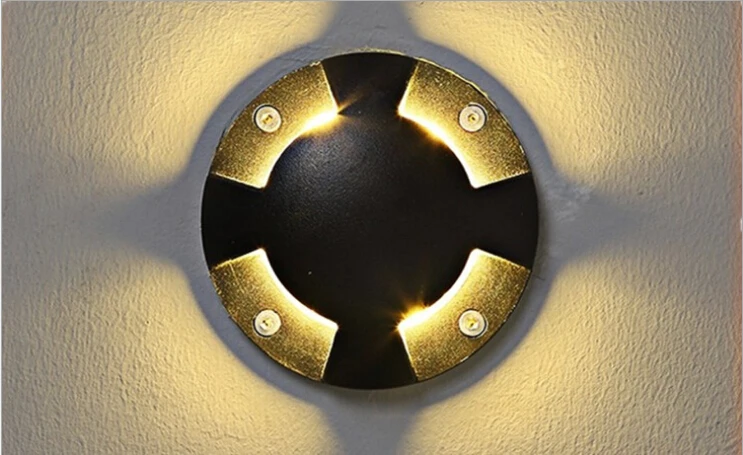 Оптовая продажа с фабрики 3*3W 9W LED подземный свет 4*3W 12W Заземленный пол утопленный