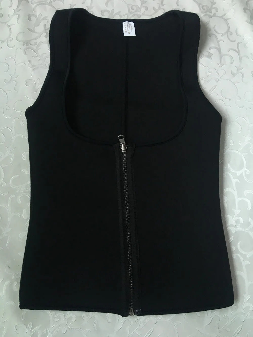 Неопрен пот молния Корректирующее белье пуш-ап Жилет Талии Тренажер Cincher живота