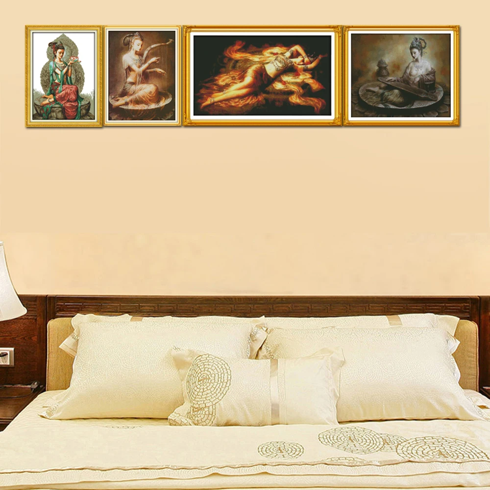 Набор для вышивки крестиком Joy Sunday Dunhuang красивый домашний декор R479 R538 R539 R681 14CT 11CT