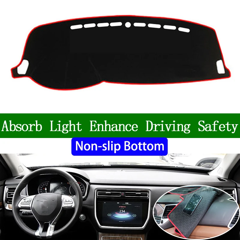 

For ROEWE RX8 2018 Non-slip Bottom Dashboard Cover Car Decals Car Stickers Interior Car Accessories