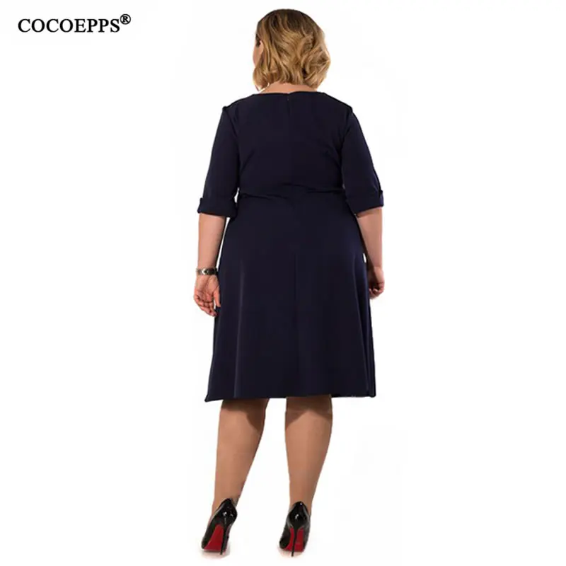 Женские платья COCOEPPS большие размеры 5XL 6XL лето 2019|Женские платья| |