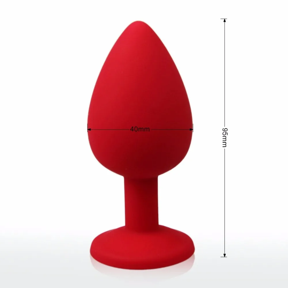 sexy Anal Plug unisex backyard g spot Stimulating Silicone Butt Booty Beads Crystal Jewelry sex Toys Lover Gift | Красота и здоровье