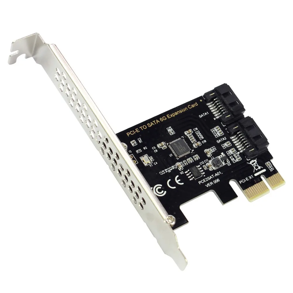 Внутренний преобразователь PCI E 2 0x1 в порта SATA III внутренний Express адаптер карта