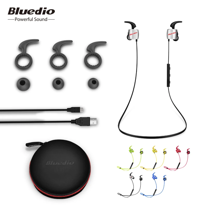 Bluedio TE Bluetooth наушники спортивные беспроводные гарнитуры с Микрофоном и