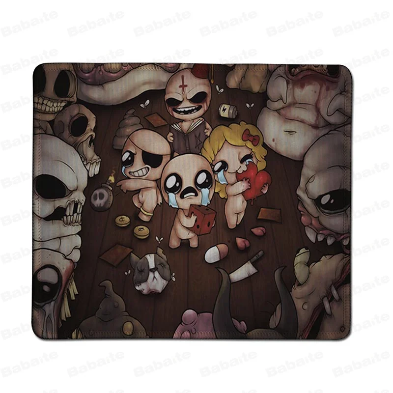 Babaite красивый аниме переплет Isaac силиконовый большой/маленький коврик для мыши игровой резиновый ПК компьютерный игровой коврик для мыши
