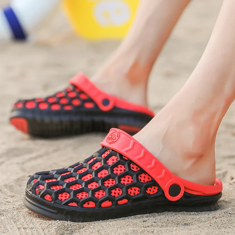 Туфли-сабо для сада мужские легкие быстросохнущие летние пляжные тапки