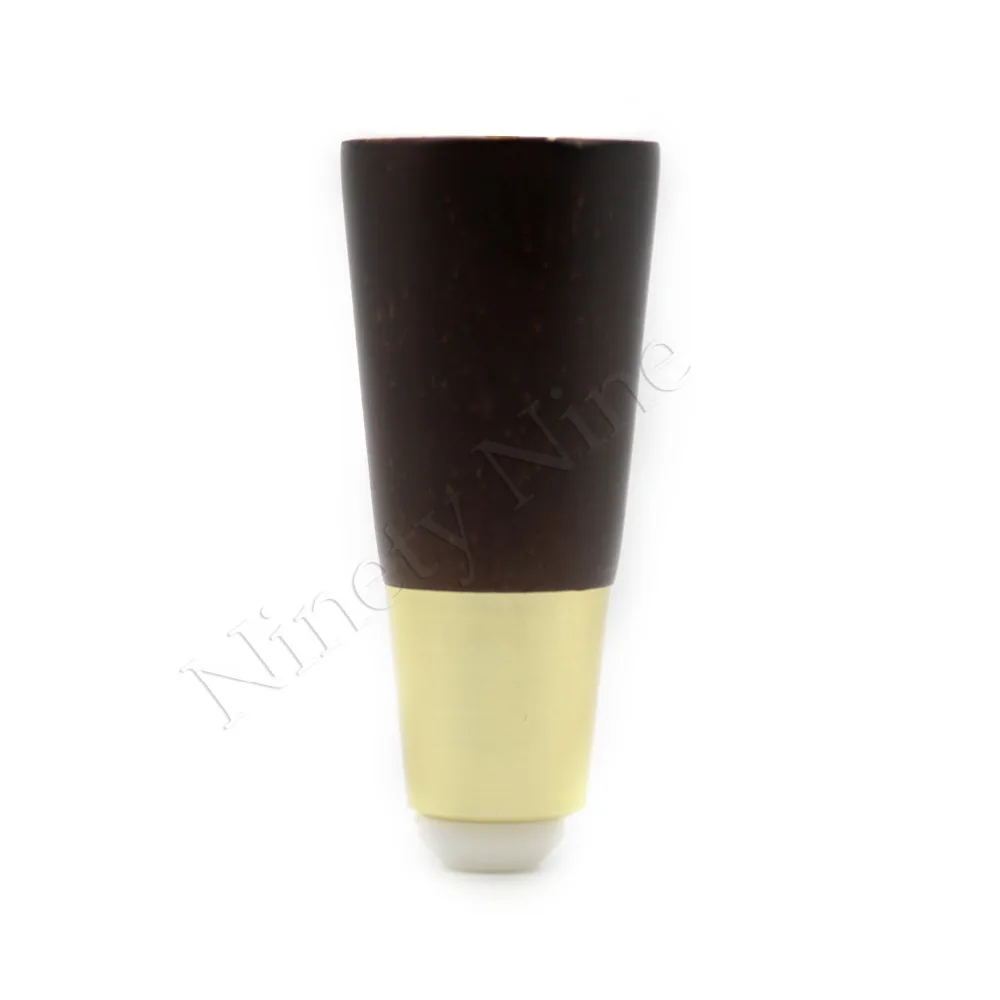 Walnut Color Natural Wood Reliable 110*48*27mm Furniture Leg Cone Shaped Wooden Feet for Cabinets Soft Table Set of 4 | Мебель
